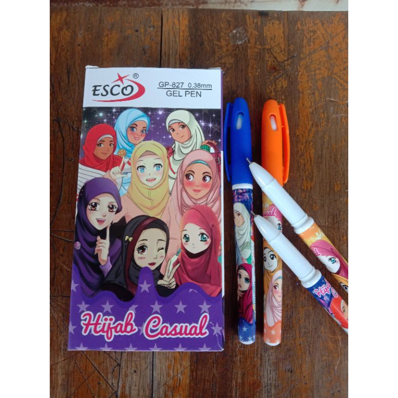 

PULPEN GEL MOTIF HIJAB ( isi 12 pcs ) / 1 LUSIN