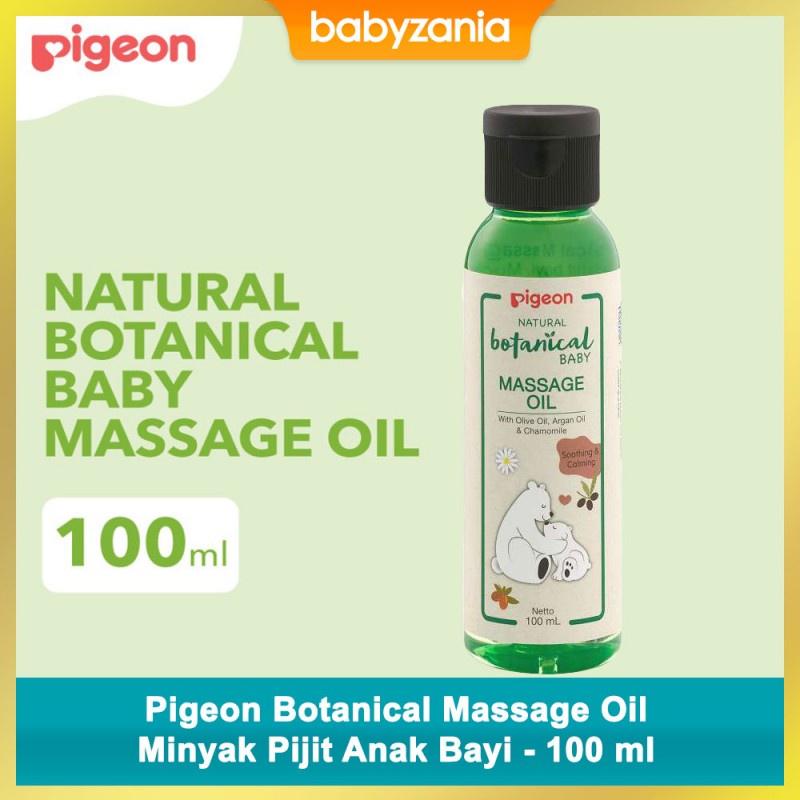 Pigeon Botanical Massage Oil Minyak Pijat Bayi - 100 ml