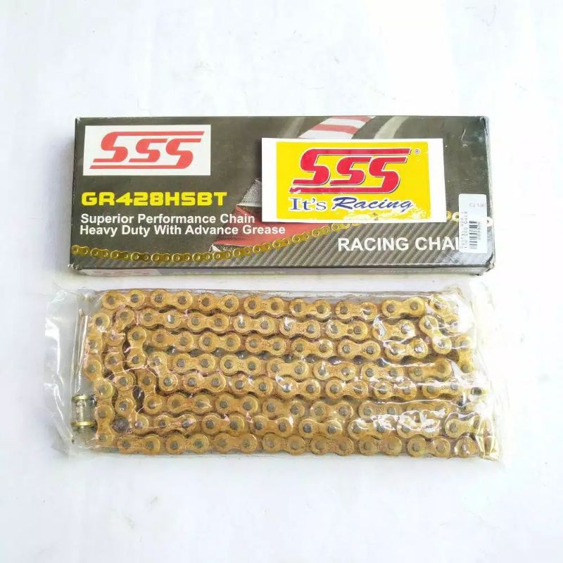 Rantai Sss 428 130L Hsbt / Rantai Sss Hsbt 428 130L GOld