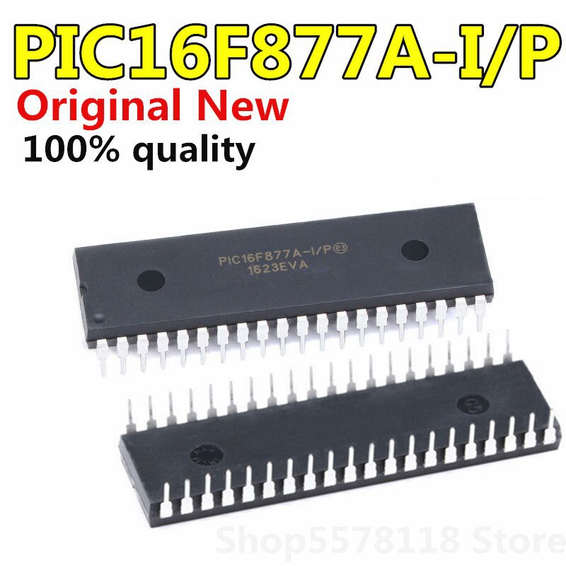 10pcs IC PIC16F877A-I / P PIC16F877A PIC16F877 16F877A-I / P DIP-40