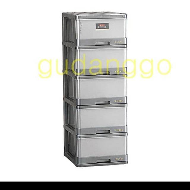 LEMARI LACI CONTAINER EXCEL 5 SUSUN MEDIUM LION STAR
