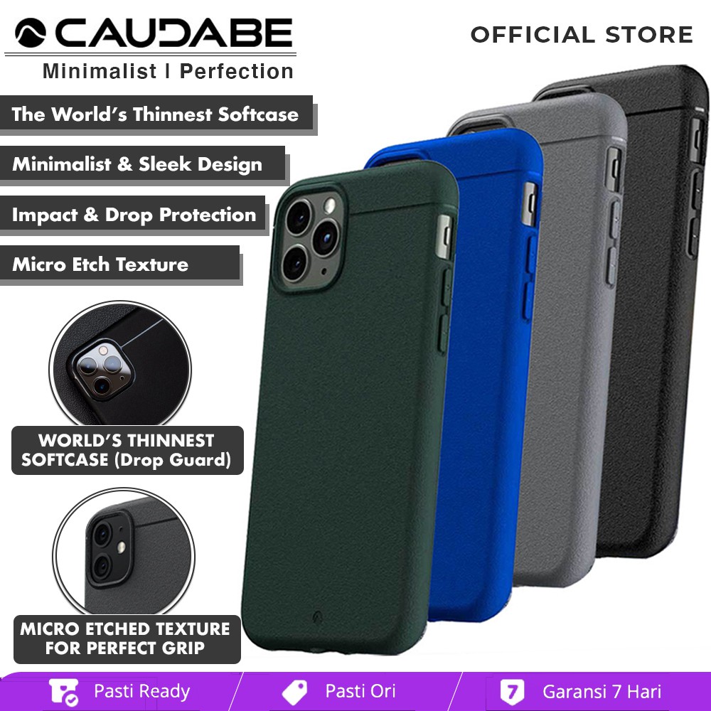 Original Caudabe Sheath Case iPhone 11 Pro Max / 11 Pro / 11 - Soft