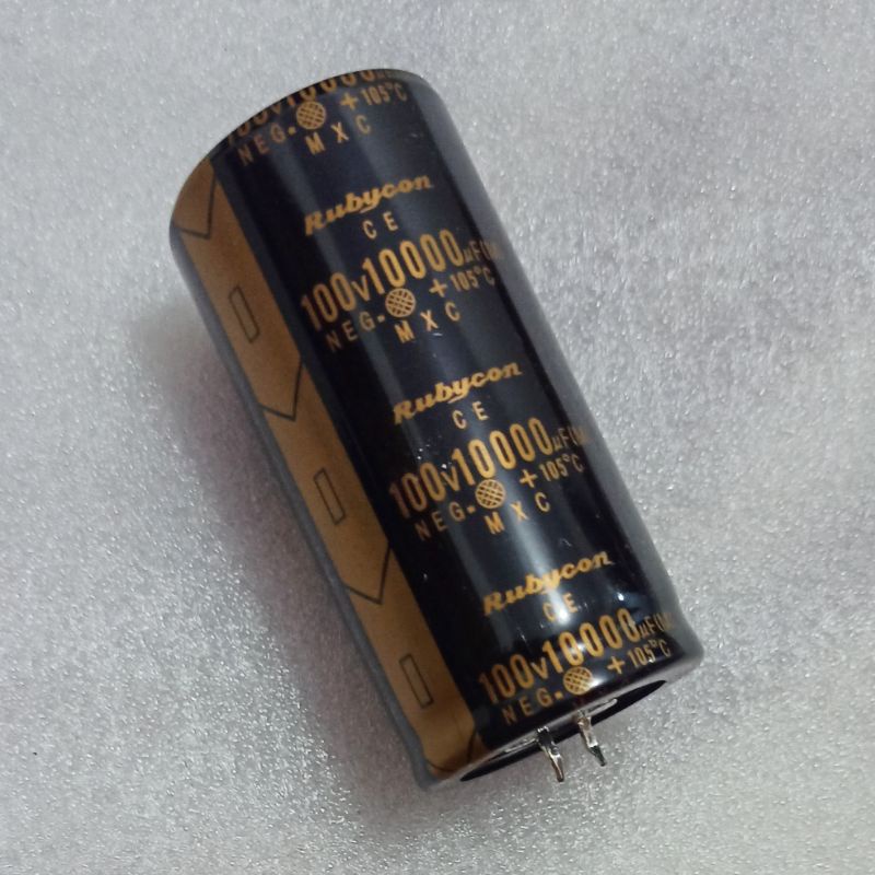 Elco Rubycon 10000uF 100V Hitam