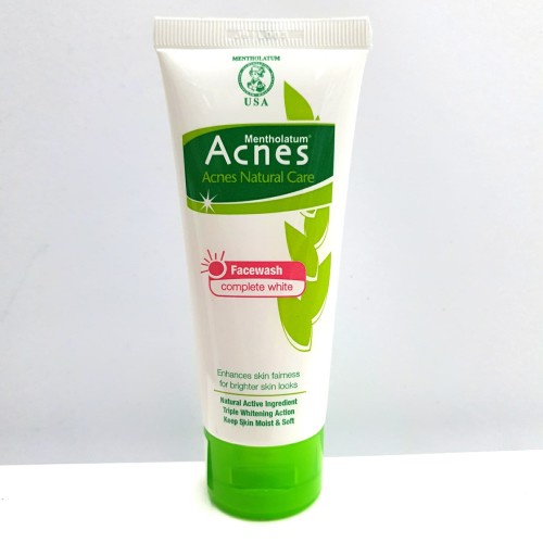 Acnes Natural Care Complete White Face Wash 100g