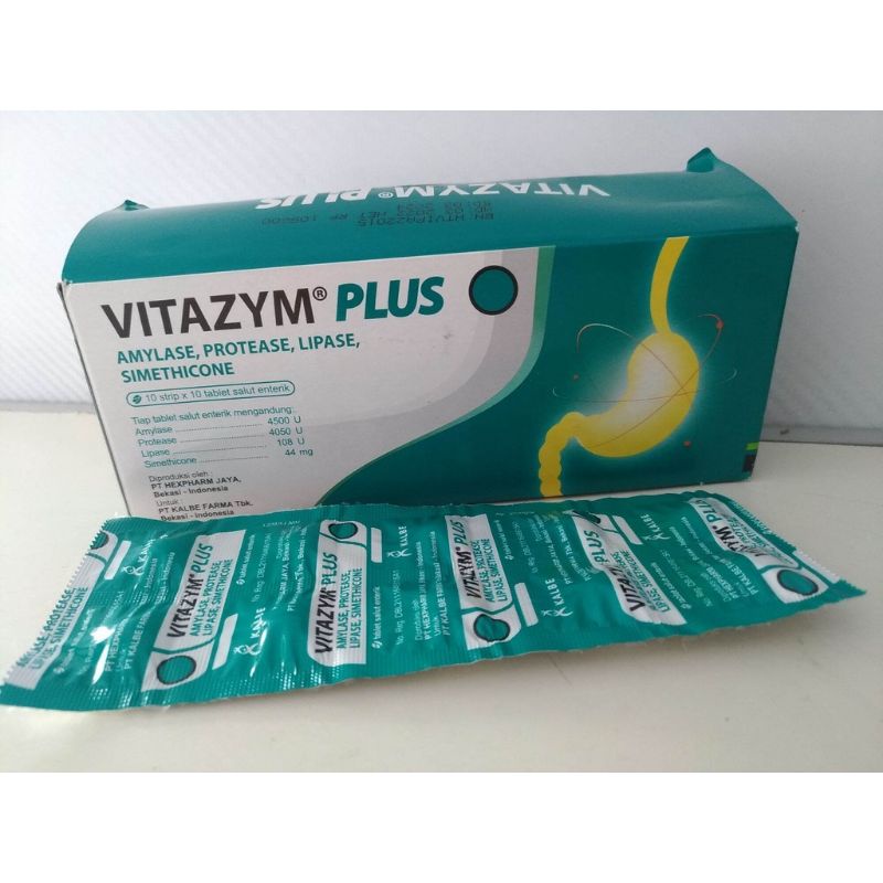 Vitazym/Vitazym Plus 1 strip isi 10 tablet