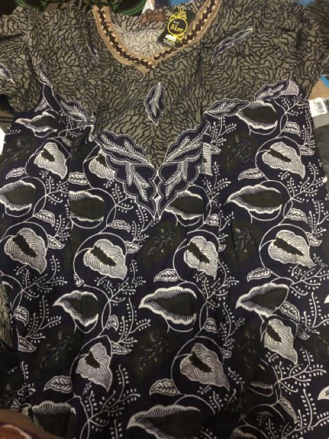 Daster Batik Jumbo - Motif Daun - Batik Pekalongan