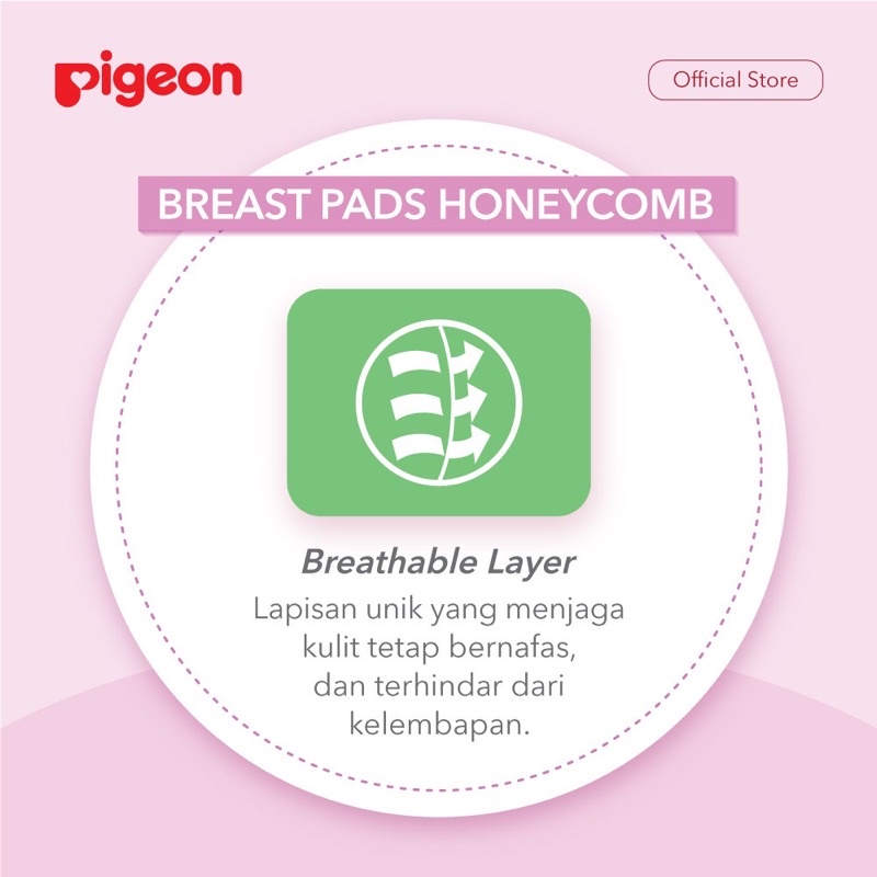 Pigeon breast pad honey comb isi 12 / 36 / 66