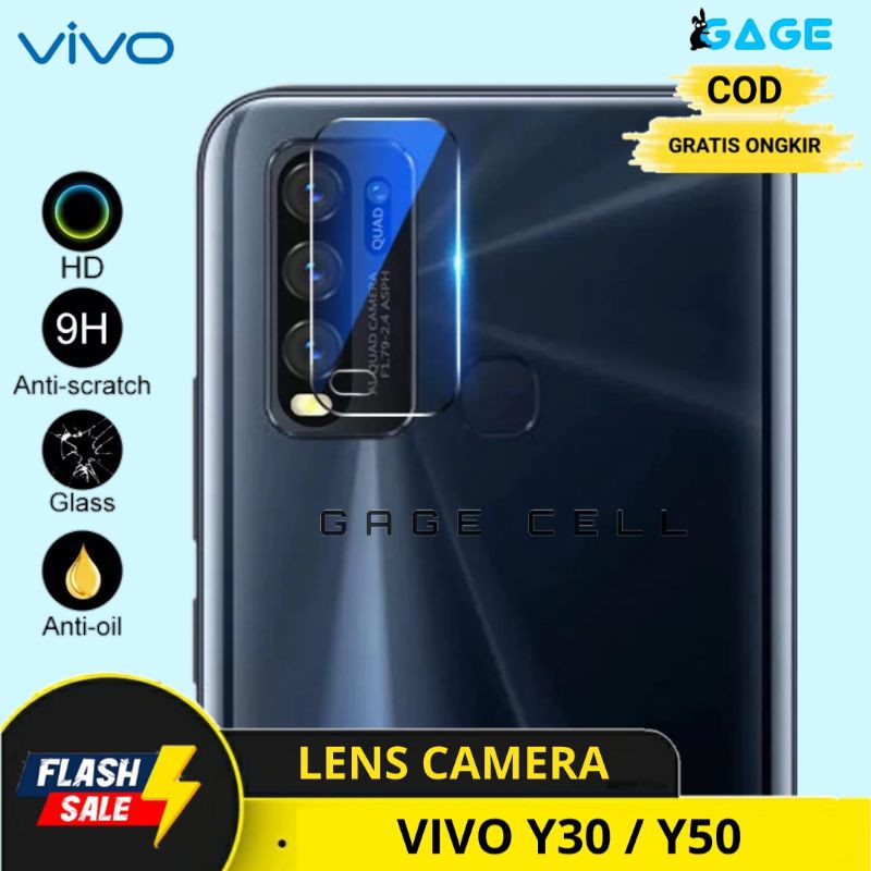 COD ✅ Tempered Glass Camera Tg Antigores Kamera Vivo Y30 Y50 - Anti Gores Kaca Kamera Vivo Y30 Y50