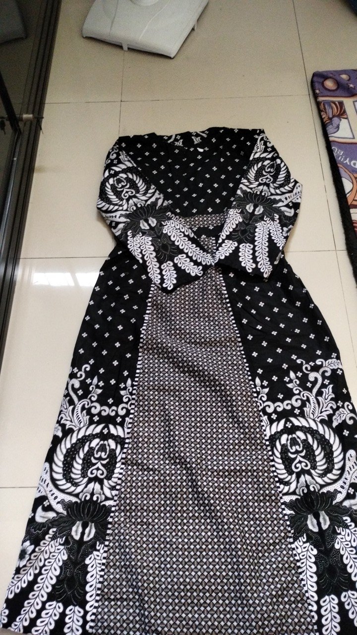 Gamis Batik Mix Embos Baru Original Best Seller Allsize Ld 110 Jumbo Ld 120 Syari