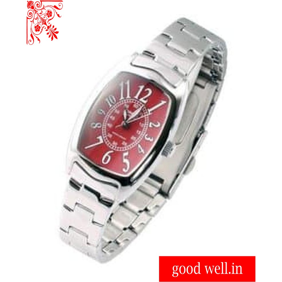 JAM TANGAN ABG CASIO LTP-1208D (RED) ORIGINAL GARANSI RESMI