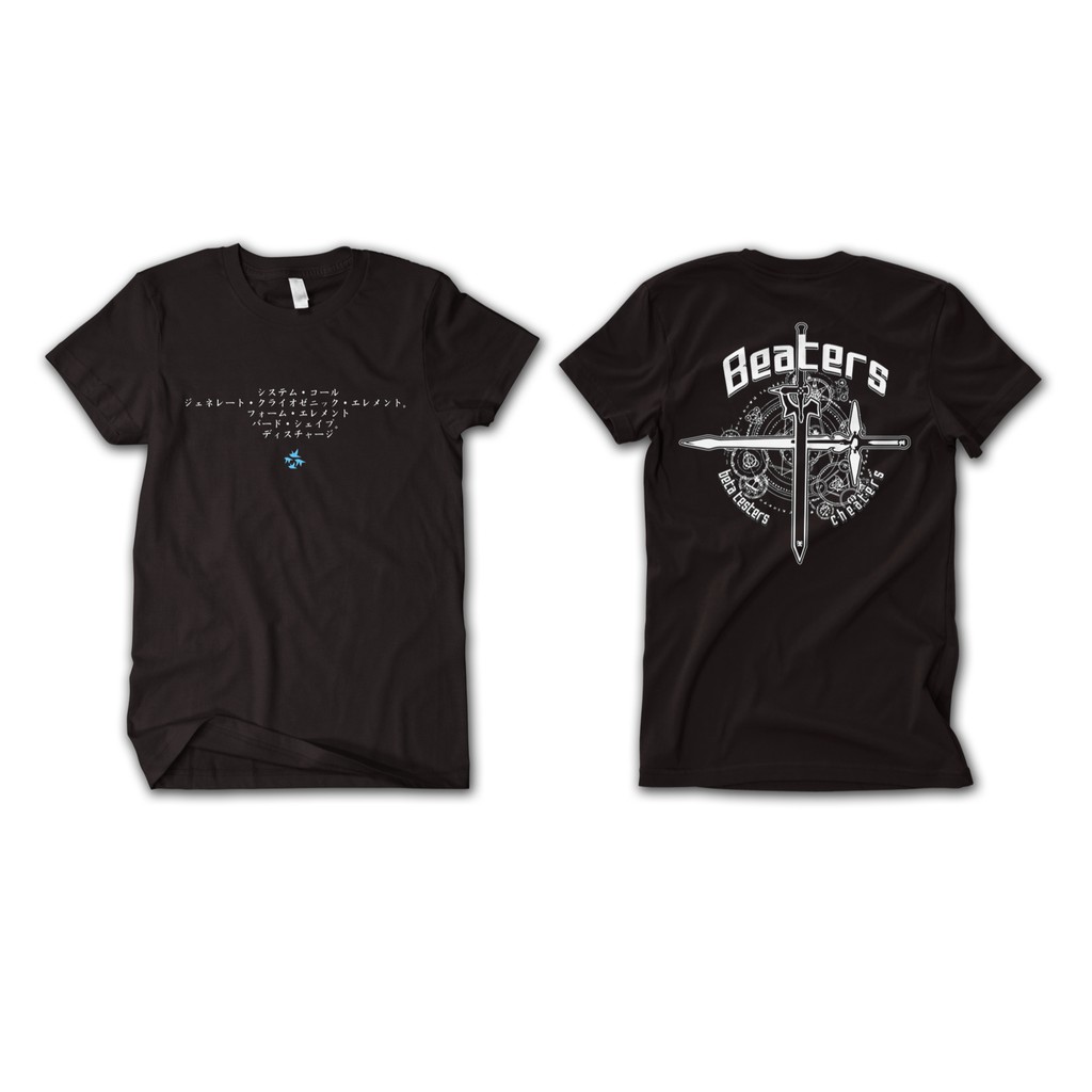 KAOS DISTRO ANIME SWORD ART ONLINE BEATERS