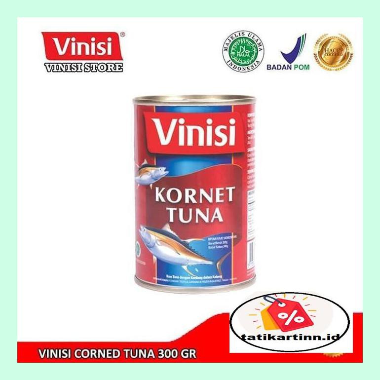

T4Tksot Ikan Tuna / Kornet / Tuna Kaleng / Vinisi Corned Tuna 300 Gr Sotytat