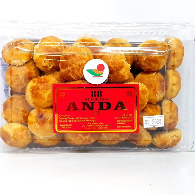 

Silahkan Order] 88 Kue Belinjo Anda Ya 500Gr | Emping Blinjo Kering Surabaya Spesial