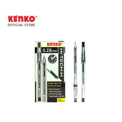 [Toserba_Emak] - KENKO GEL PEN / PEN GEL / PEN TINTA GEL Hi-Tech 0.28 mm