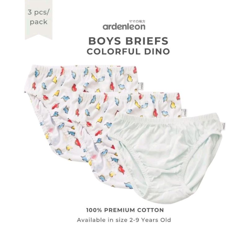 Ardenleon Boy Briefs 3pcs / Celana Dalam Anak Laki Laki