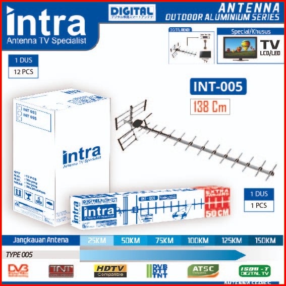 promo Intra Antena TV INT-005 Outdoor Analog Digital