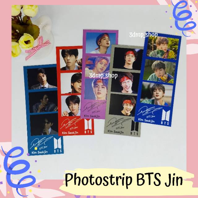 Photostrip Jin Seokjin BTS