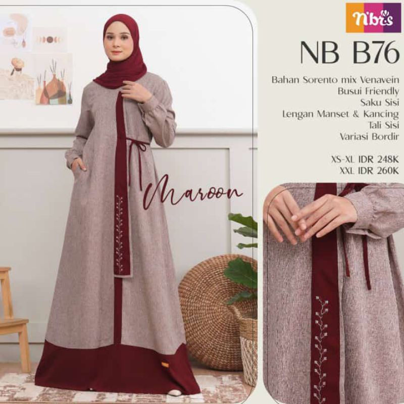 Gamis nibras NB B76