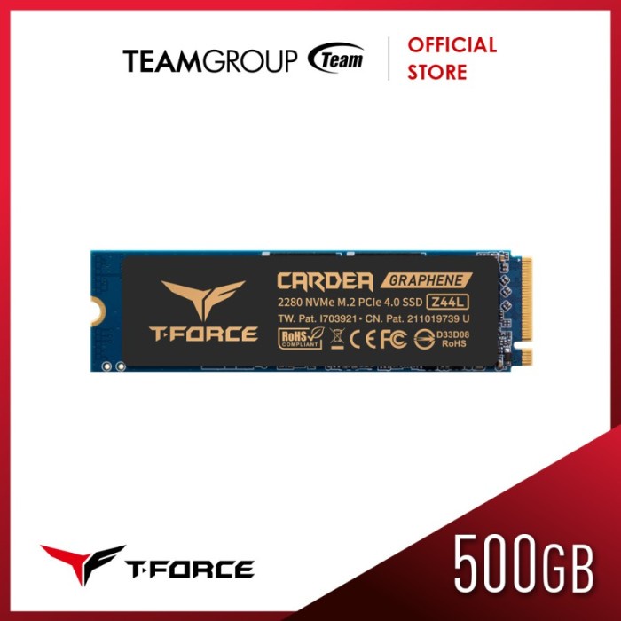 Teamgroup SSD M.2 T-FORCE Cardea Z44L 500G PCIe Gen4x4 with NVMe 1.4