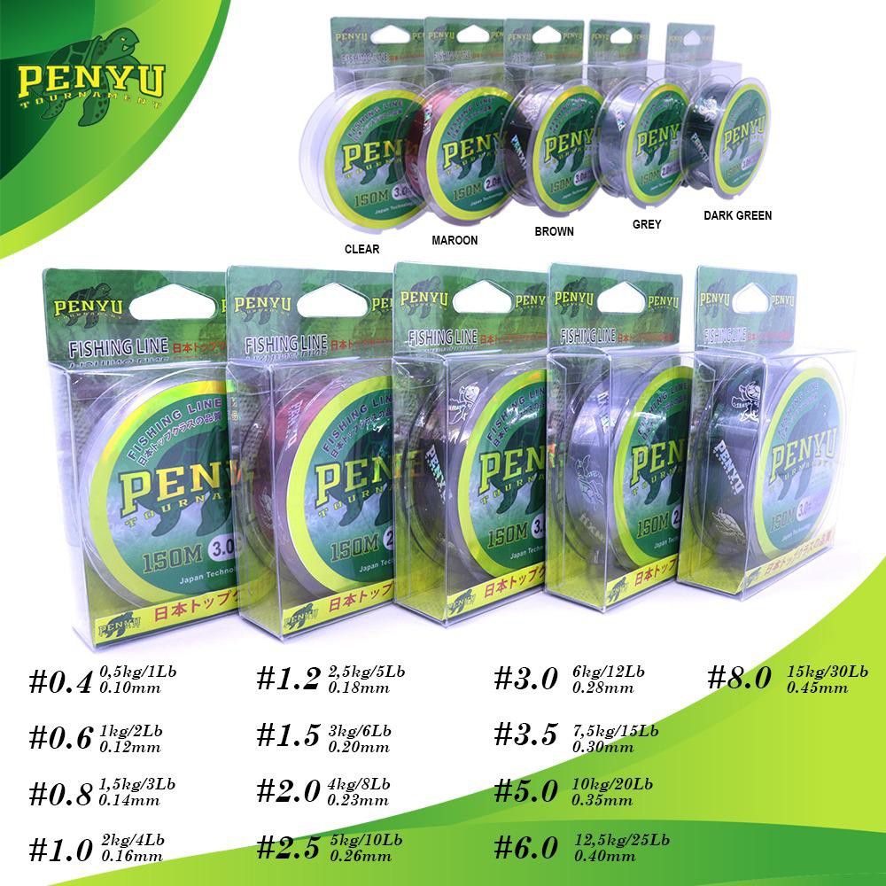 Senar PANCING PENYU PVC 150 M ( WARNA SENAR PUTIH )