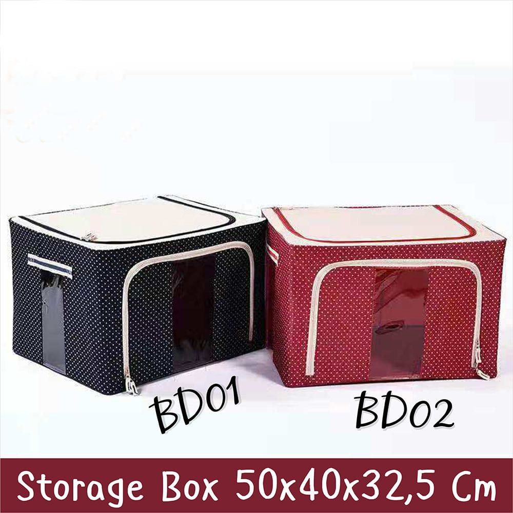 TERBARU !!!  Storage Box Rangka Besi 66L SB015 Kotak Serbaguna Penyimpanan Mainan SNX-1