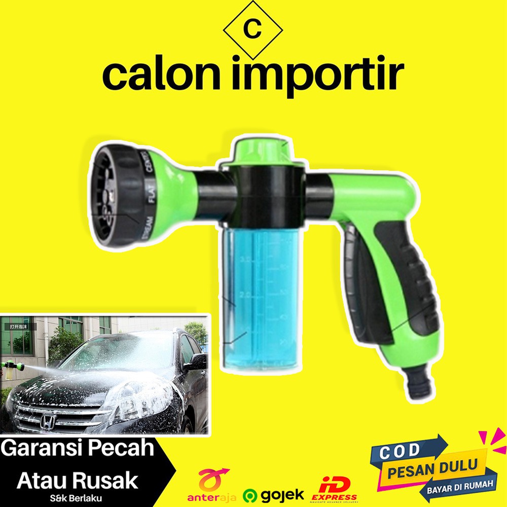 Kepala Selang Nozle Soap Dispenser Semprotan Air Sabun Steam Cuci Mobil Motor Salju Foam Sprayer