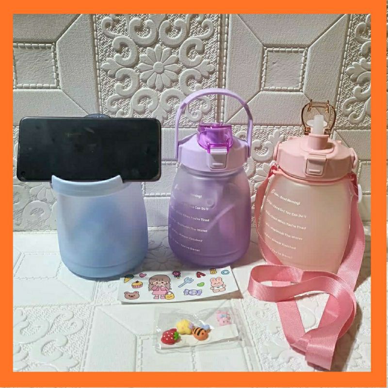 NEW Botol minum viral Gemoy 1,1 liter FREE Stiker 2d n 3d