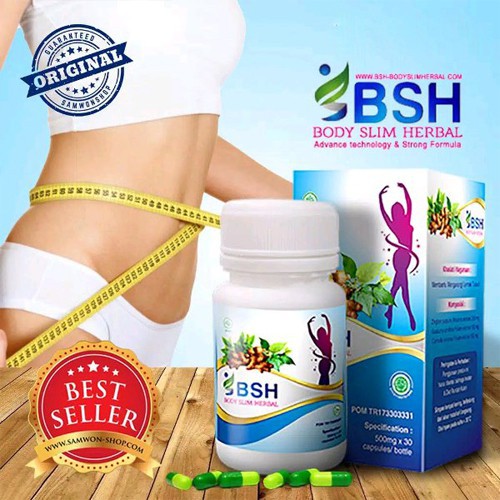 PAKET PELANGSING TUBUH BSH SLIMMING GEL + BSH KAPSUL