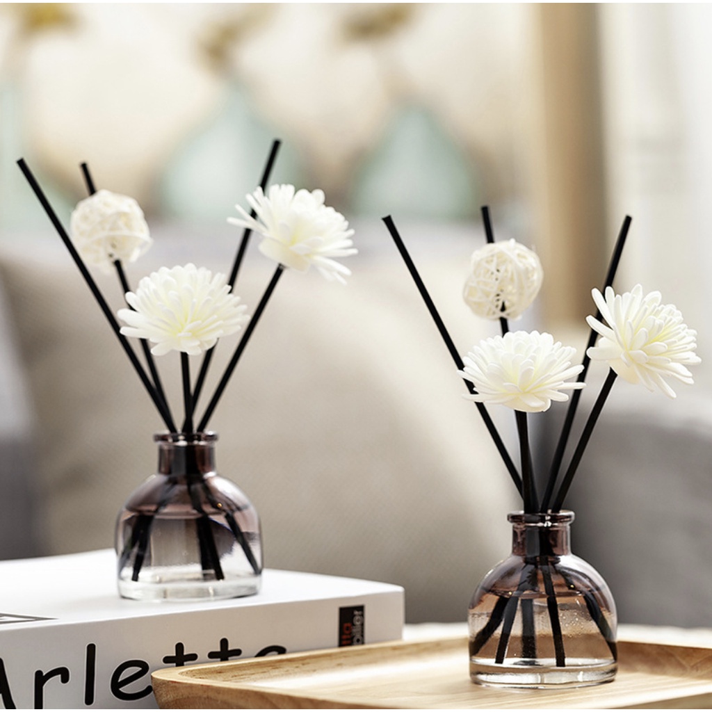 Black Series Reed Diffuser Aesthetic Pengharum Ruangan Aromatherapy Souvenir Hadiah Hampers