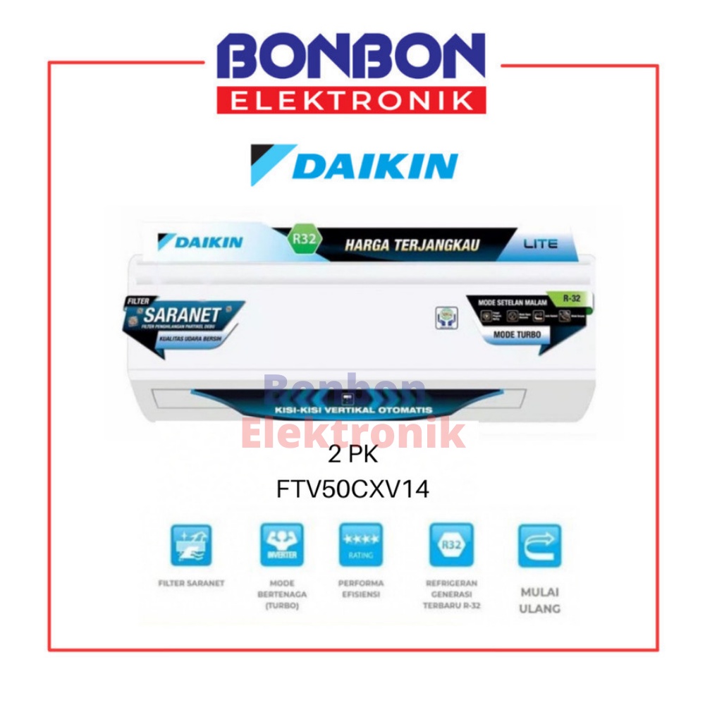 Daikin AC 2PK FTV50CXV14 / 2 PK FTV 50 CXV14 Malaysia