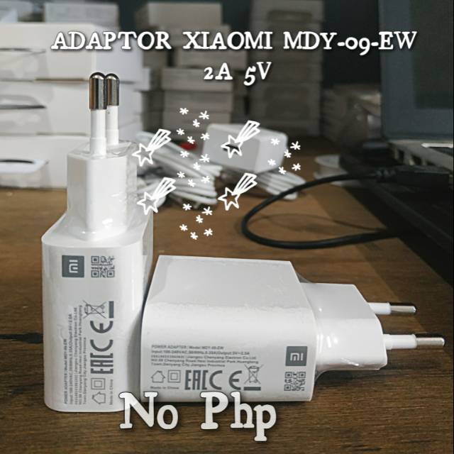 BATOK / ADAPTER / KEPALA CHARGER XIAOMI 2A REDMI 9C 9A 7 6 NOTE 7 ORIGINAL (MDY-09-EW)