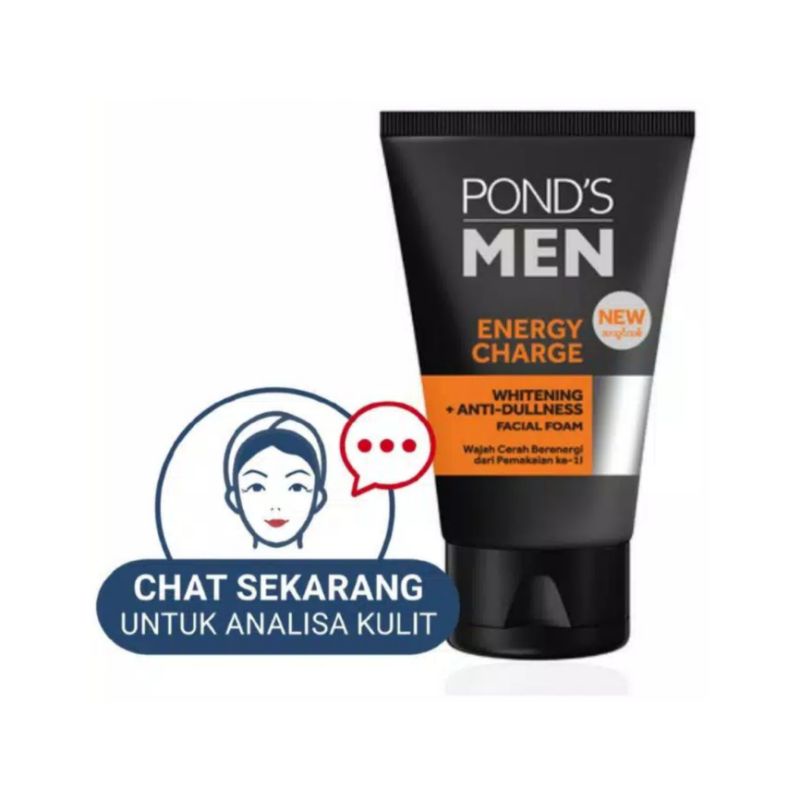 PONDS MEN Energy Charge Facial Foam 100g