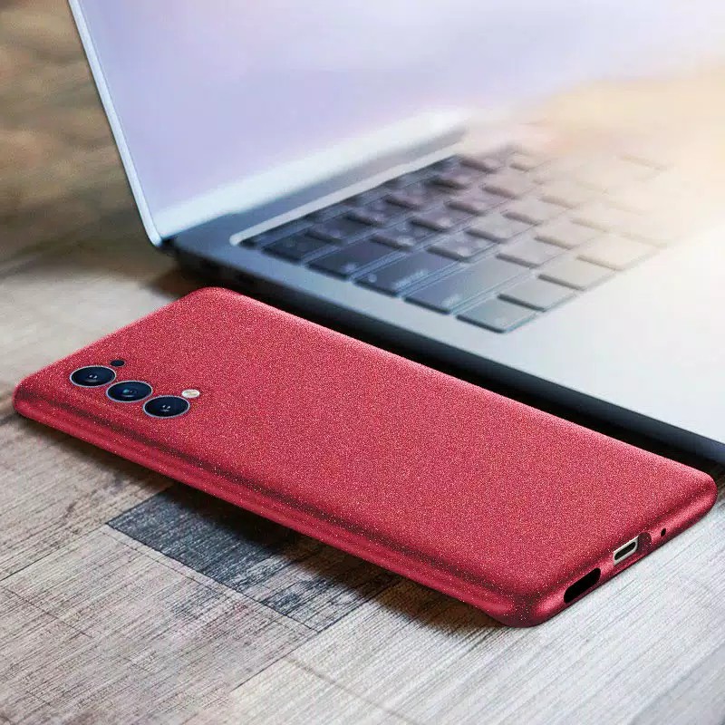 Premium Case Slim Matte Sandstone Case Oppo Reno 5 Soft Case Reno5 4G
