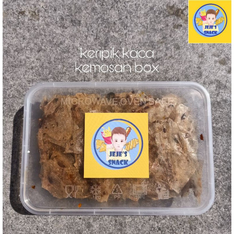

(120 Gr) Keripik Kaca Kemasan Box