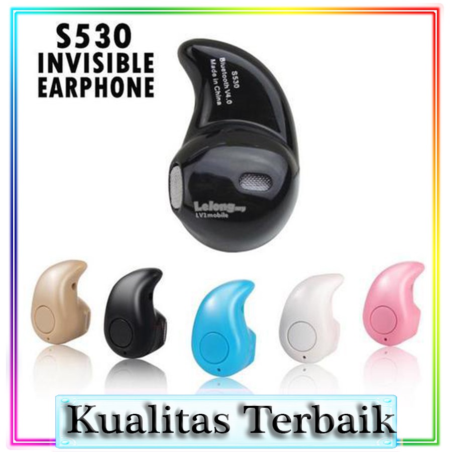 Earphone bluetooth S530 Hitam Terbaik