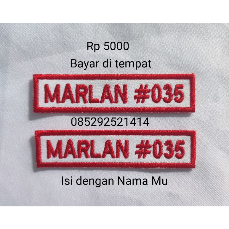 Atribut Sekolah_Atribut bordir