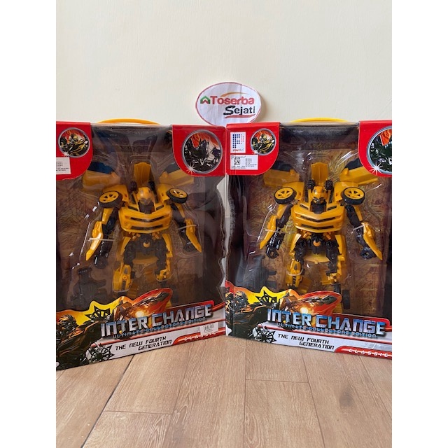 Mainan Anak Robot Bumblebee Inter Change Bumble Bee Transformers Mobil