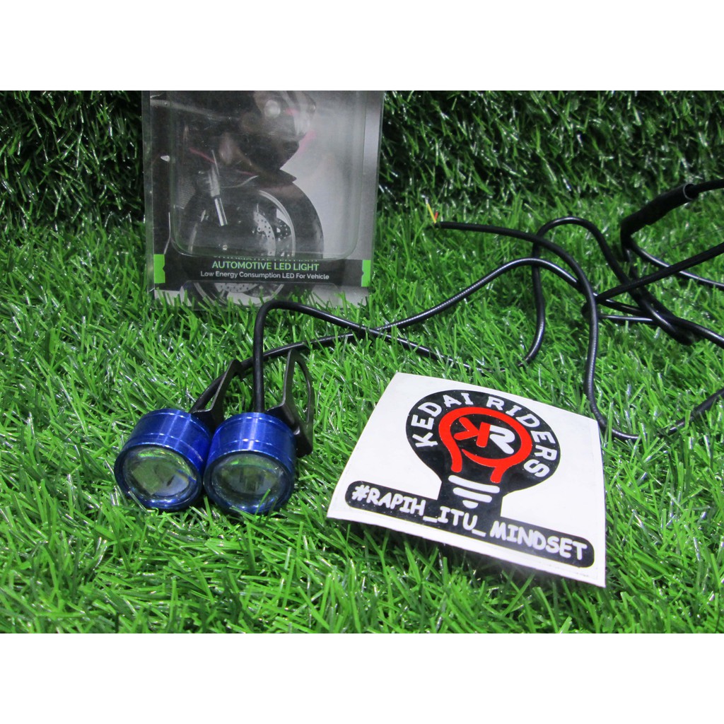 Lampu Strobo Luminos LED Mata Elang 2 Mode Biru