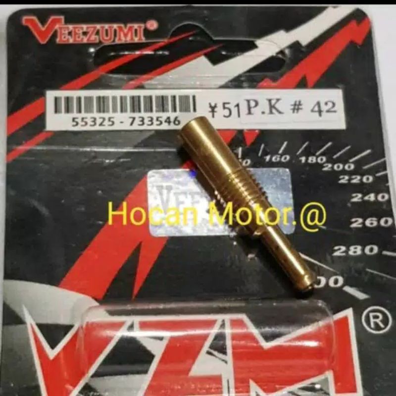 PILOT JET ZET UKURAN SIZE 42 TIGER NINJA R NSR MIO SMILE MIO SOUL MIO SPORTY PE 24