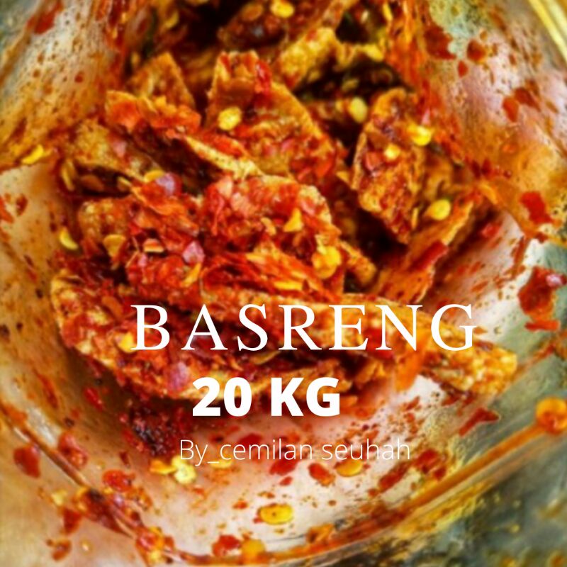 [PAKET RESELLER] Basreng pedas daun jeruk isi 20 kg