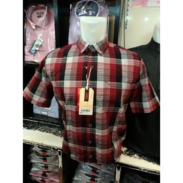Kemeja Lengan Pendek Pria CARDINAL Garansi Original EAKAR
802