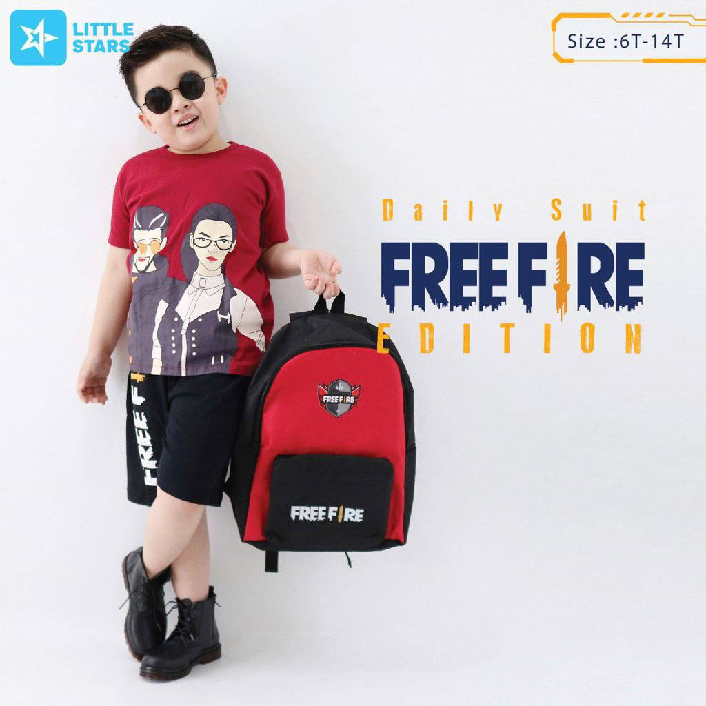 Setelan Anak Daily Suit Free Fire By Little Star