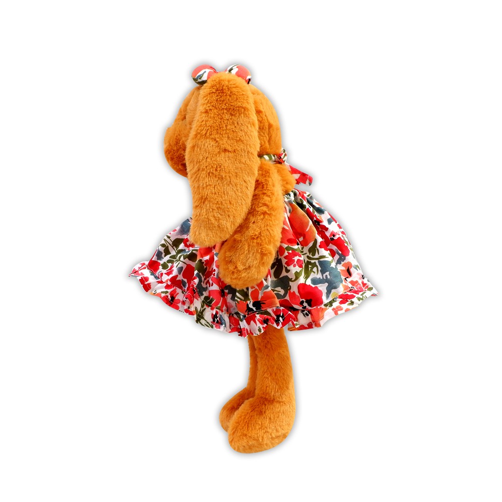 Boneka kelinci cewek Istana Boneka rabbit taiwan dengan dress rok cantik cocok untuk kado ulang tahun