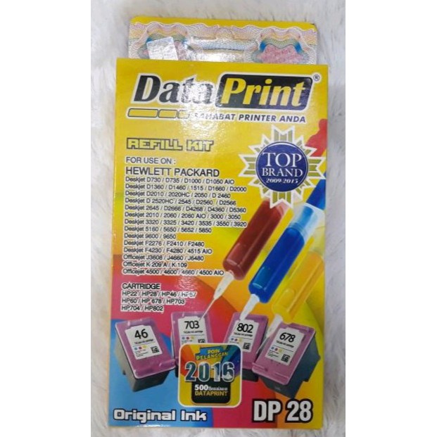 DATA PRINT HP WARNA DP28 (REFILL KIT) DataPrint