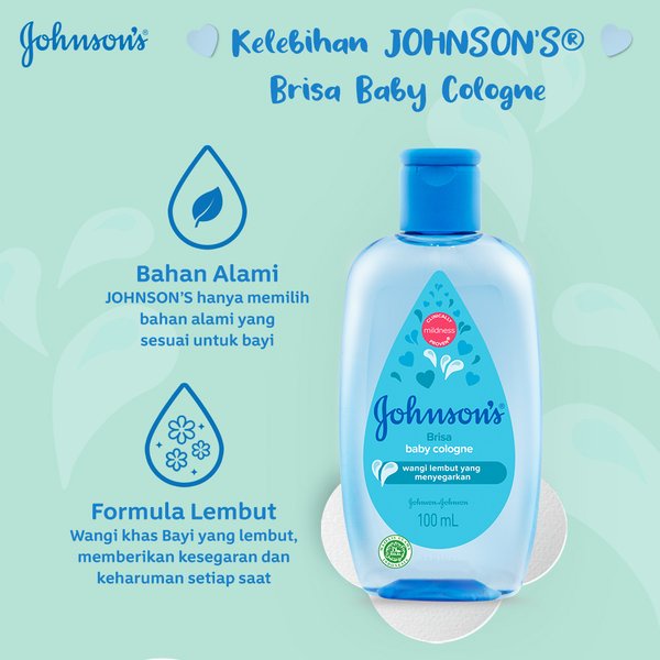 ☘️ CHAROZA ☘️ JOHNSONS / JOHNSON Happy Berries / Slide / Brisa / Morning Dew / Heaven / Summer Swing / Powder Mist Baby Cologne 100 ML