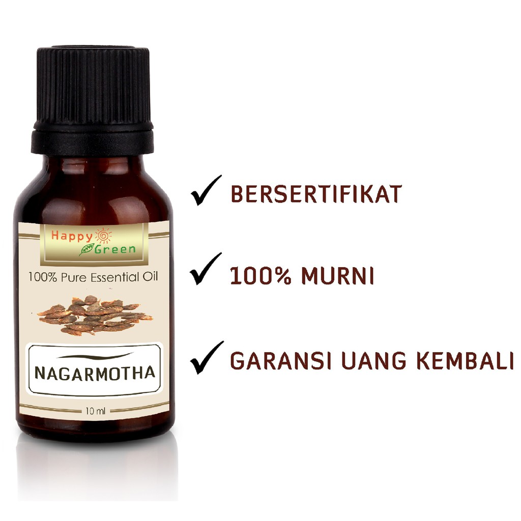 Happy Green Cypriol Essential Oil - Minyak Nagarmotha Murni