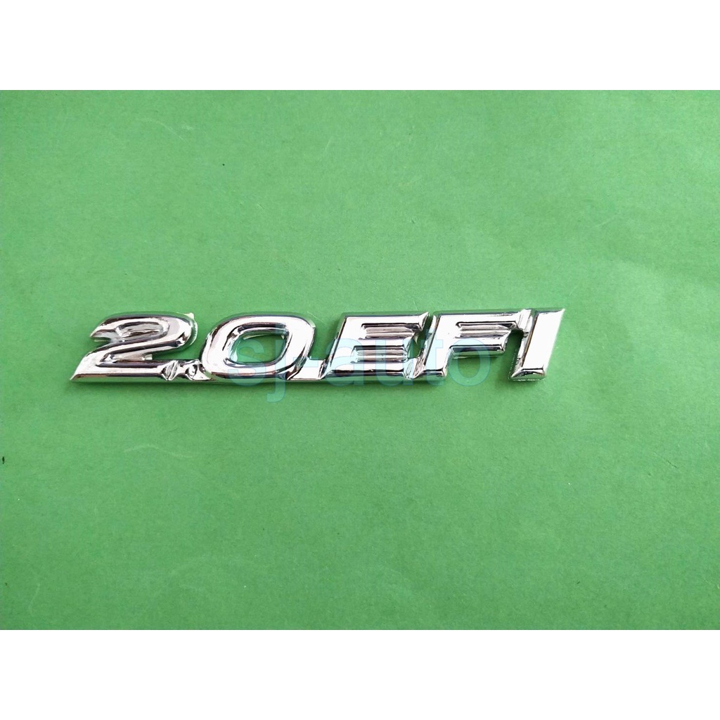 Emblem 2.0 EFI untuk Kijang Kapsul tulisan 2.0 EFI