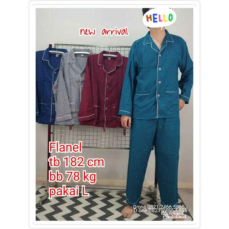 Cpp piyama flanel 91436