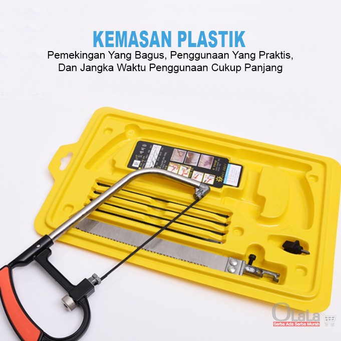 Gergaji Tangan 8 in 1 Handsaw Set Gergaji Multifungsi untuk Kerajinan Kayu TD-069