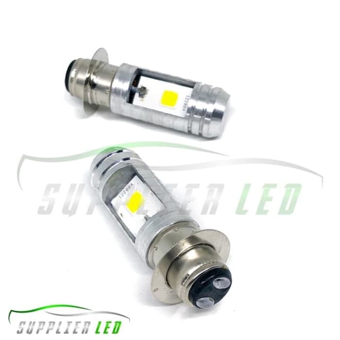 Lampu Utama LED Motor 2 Sisi Socket H6 Grade A